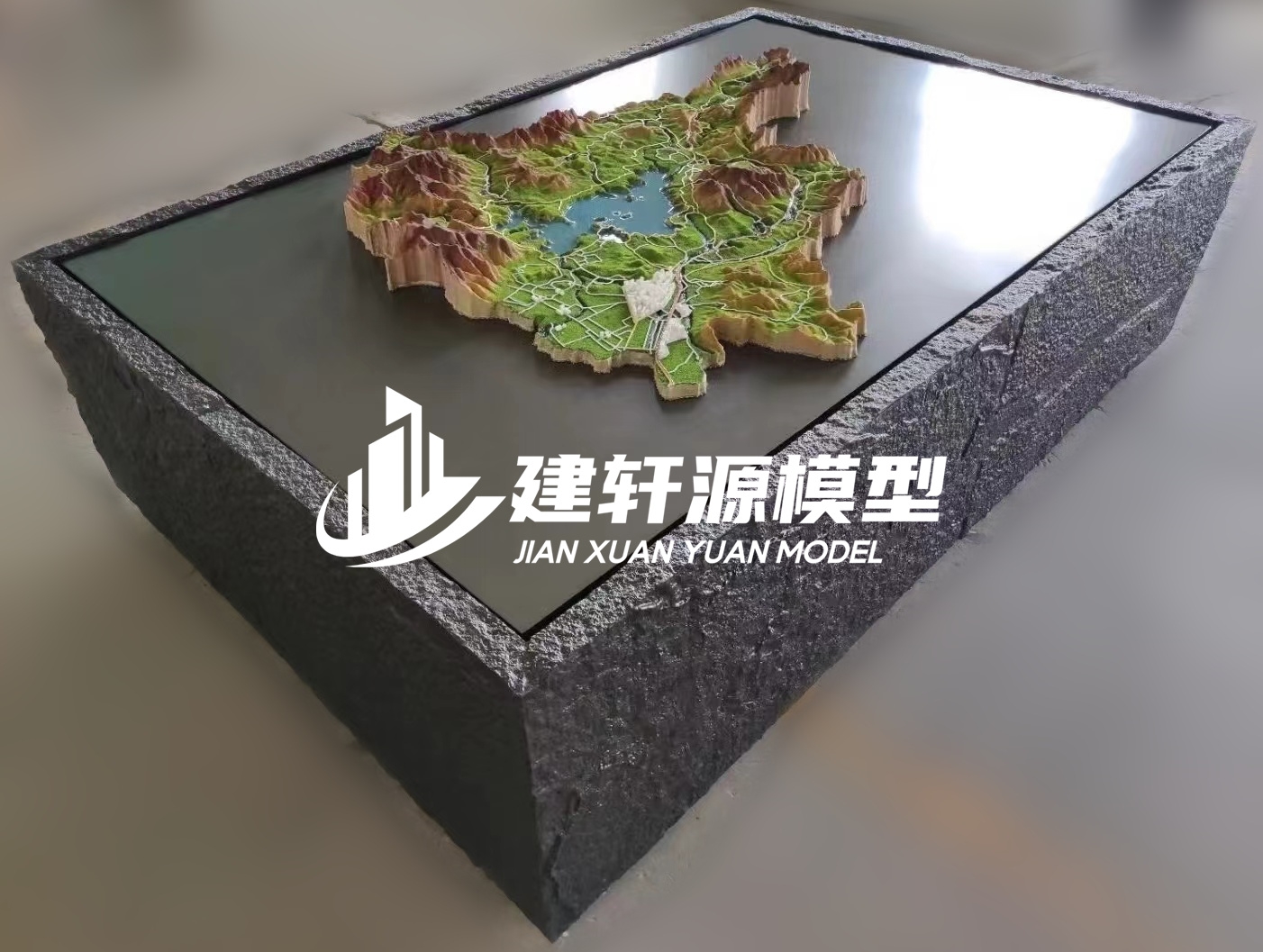 广陵地貌模型制作
